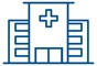 Hopsital building icon