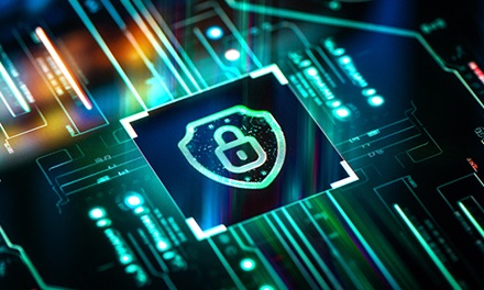 A financial services/security icon image